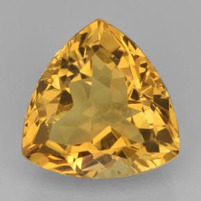 8.4ct Trillion Facet Yellow Golden Citrine Gem for sale 8.4ct Trillion Facet Yellow Golden Citrine Gem (ID: 501009)