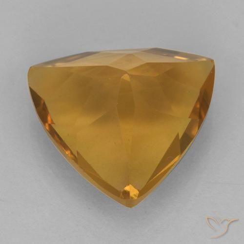 Citrine Gemstone in 9 x 9 mm (calibrated) Size for Sale, Citrine Stone in Dark Golden Color