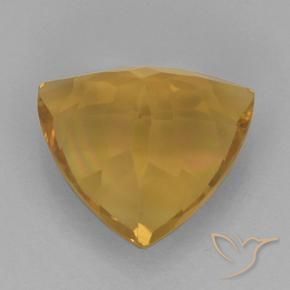 Citrine Gemstone in 9 x 9 mm (calibrated) Size for Sale, Citrine Stone in Deep Golden Orange Color