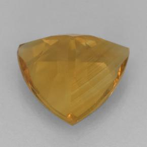 Citrine Gemstone in 9 x 9 mm (calibrated) Size for Sale, Citrine Stone in Dark Golden Color