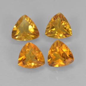 0.4ct Trillion Facet Yellow Golden Citrine Gem for sale 0.4ct Trillion Facet Yellow Golden Citrine Gem (ID: 501079)