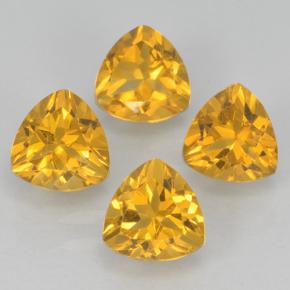 0.5ct Trillion Facet Yellow Golden Citrine Gem for sale 0.5ct Trillion Facet Yellow Golden Citrine Gem (ID: 501095)