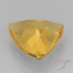 Citrine Gemstone in 9 x 9 mm (calibrated) Size for Sale, Citrine Stone in Orange-Gold Color