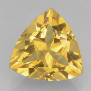 Golden Citrine Gem - 2.3ct Trillion Facet (ID: 501229)