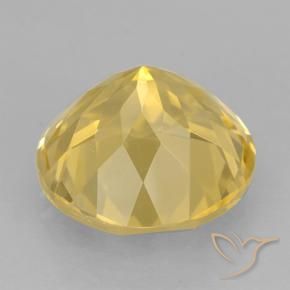 Citrine Gemstone in 12 mm (calibrated) Size for Sale, Citrine Stone in Golden Color