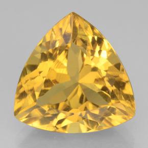 Dorado claro Citrina Gema - 5.4ct Forma trillón (ID: 501302)