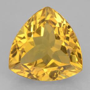 7ct Trillion Facet Yellow Golden Citrine Gem for sale 7ct Trillion Facet Yellow Golden Citrine Gem (ID: 501308)