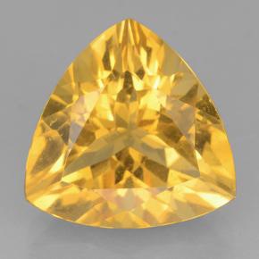 4.1ct Trillion Facet Yellow Golden Citrine Gem for sale 4.1ct Trillion Facet Yellow Golden Citrine Gem (ID: 501310)