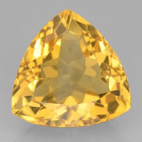 9ct Trillion Facet Yellow Golden Citrine Gem for sale 9ct Trillion Facet Yellow Golden Citrine Gem (ID: 501311)