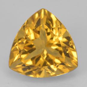 2.3ct Trillion Facet Yellow Golden Citrine Gem for sale 2.3ct Trillion Facet Yellow Golden Citrine Gem (ID: 501317)