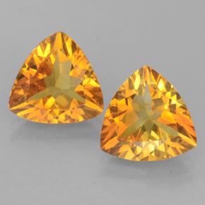 1.9ct Trillion Facet Yellow Golden Citrine Gem for sale 1.9ct Trillion Facet Yellow Golden Citrine Gem (ID: 501397)