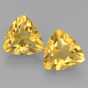 2.2ct Trillion Facet Yellow Golden Citrine Gem for sale 2.2ct Trillion Facet Yellow Golden Citrine Gem (ID: 501400)