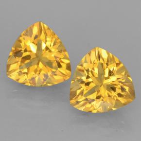 2.2ct Trillion Facet Yellow Golden Citrine Gem for sale 2.2ct Trillion Facet Yellow Golden Citrine Gem (ID: 501401)