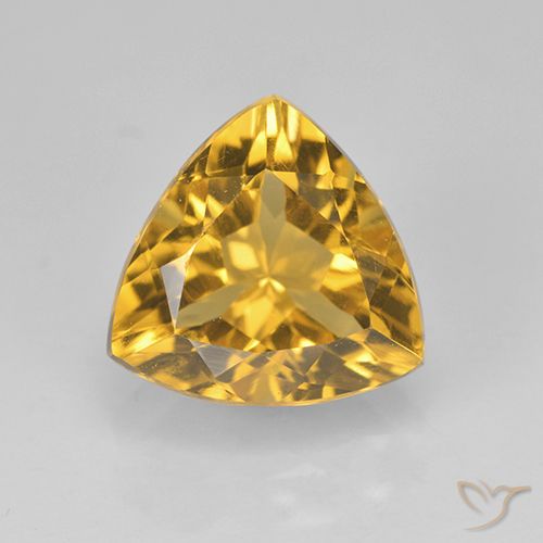 2.32ct Natural Golden Citrine, Trillion, VVS