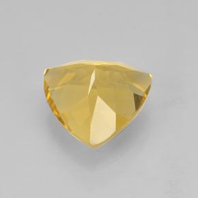 Citrine Gemstone in 9 x 9 mm (calibrated) Size for Sale, Citrine Stone in Deep Gold Color