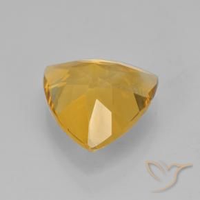 Citrine Gemstone in 9 x 9 mm (calibrated) Size for Sale, Citrine Stone in Dark Golden Color