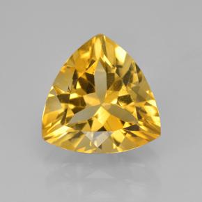 Dorado oscuro medio Citrina Gema - 2.1ct Forma trillón (ID: 502179)