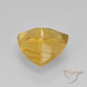 Citrine Gemstone in 9 x 9 mm (calibrated) Size for Sale, Citrine Stone in Golden Color