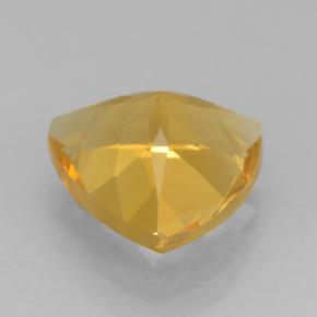 Citrine Gemstone in 9 x 9 mm (calibrated) Size for Sale, Citrine Stone in Golden Orange Color