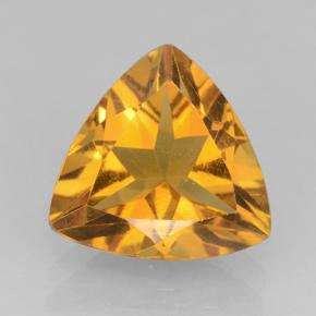 2ct Trillion Facet Yellow Golden Citrine Gem for sale 2ct Trillion Facet Yellow Golden Citrine Gem (ID: 502589)