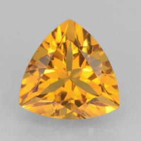 2.2ct Trillion Facet Yellow Golden Citrine Gem for sale 2.2ct Trillion Facet Yellow Golden Citrine Gem (ID: 502593)