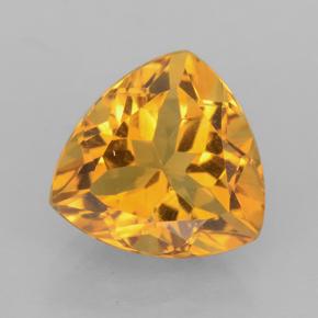 Dorado oscuro Citrina Gema - 2.3ct Forma trillón (ID: 502973)