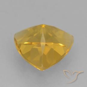 Citrine Gemstone in 9 x 9 mm (calibrated) Size for Sale, Citrine Stone in Golden Color