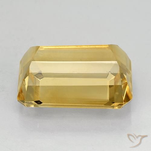 Citrine Gemstone in 16 x 12 mm (calibrated) Size for Sale, Citrine Stone in Gold Color