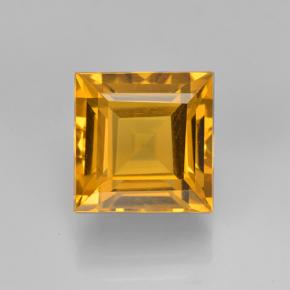 2.8ct Square Step-Cut Yellow Golden Citrine Gem for sale 2.8ct Square Step-Cut Yellow Golden Citrine Gem (ID: 503989)