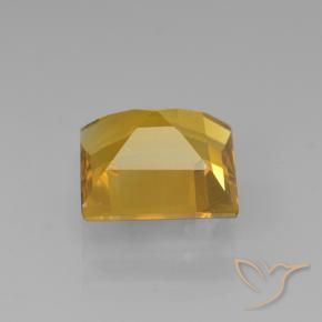 Citrine Gemstone in 8 x 8 mm (calibrated) Size for Sale, Citrine Stone in Deep Golden Orange Color