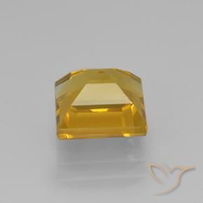Citrine Gemstone in 7.7 x 7.6 mm Size for Sale, Citrine Stone in Golden Orange Color