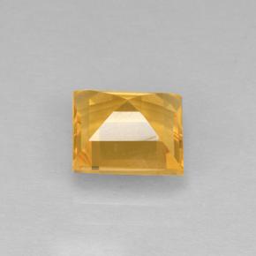 Citrine Gemstone in 8 x 8 mm (calibrated) Size for Sale, Citrine Stone in Golden Orange Color