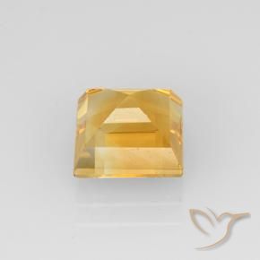 Citrine Gemstone in 8 x 8 mm (calibrated) Size for Sale, Citrine Stone in Orange-Gold Color