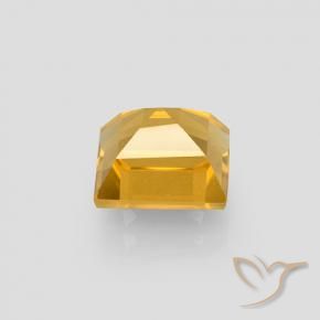 Citrine Gemstone in 8 x 8 mm (calibrated) Size for Sale, Citrine Stone in Orange-Gold Color