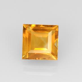 2.5ct Square Step-Cut Yellow Golden Citrine Gem for sale 2.5ct Square Step-Cut Yellow Golden Citrine Gem (ID: 504663)
