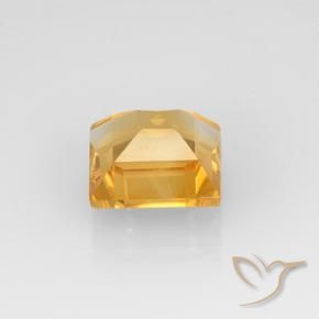 Citrine Gemstone in 8 x 8 mm (calibrated) Size for Sale, Citrine Stone in Orange-Gold Color