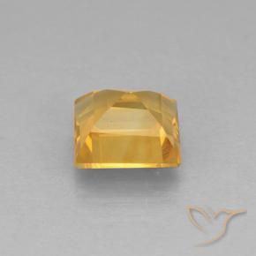 Citrine Gemstone in 8 x 8 mm (calibrated) Size for Sale, Citrine Stone in Orange-Gold Color