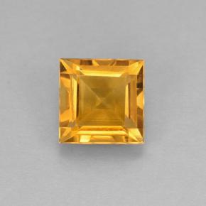 2.5ct Square Step-Cut Yellow Golden Citrine Gem for sale 2.5ct Square Step-Cut Yellow Golden Citrine Gem (ID: 504678)