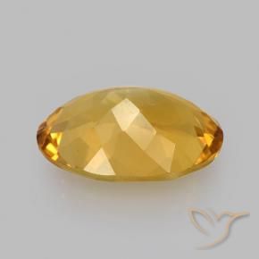 Citrine Gemstone in 18 x 13 mm (calibrated) Size for Sale, Citrine Stone in Deep Gold Color