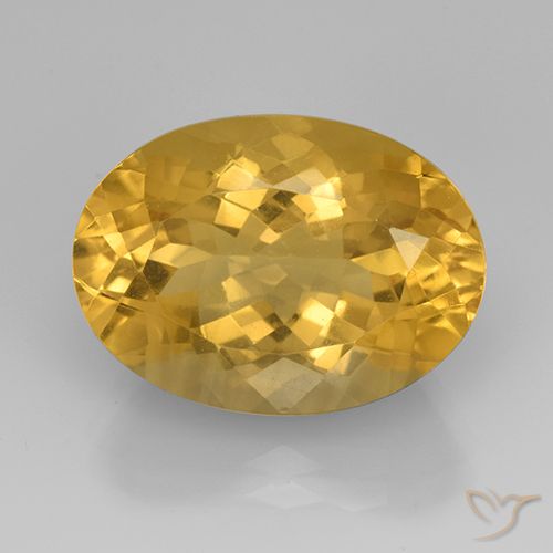 Citrine Doré profond Ovale 12,64 ct du Brésil, Dimension 18,1 x 13,1mm, Pierre gemme naturelle Non traité, pureté vvs, 1 pièce de citrine oval facet, dureté de Mohs de 7 convient aux bijoux de tous les jours, pierre de sagesse, Pierre de naissance de novembre, Photo A