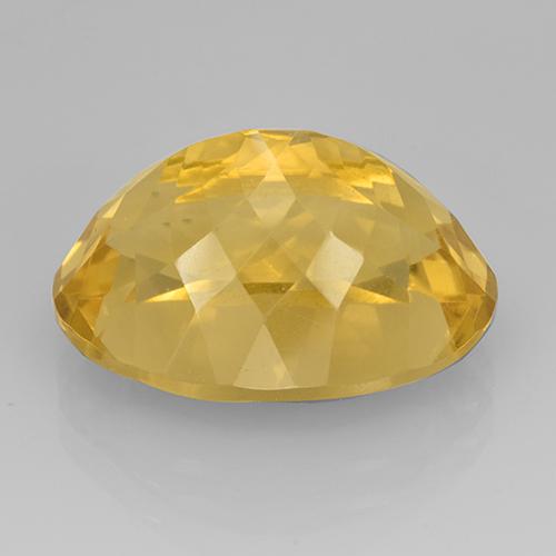 Citrine Gemstone in 18 x 13 mm (calibrated) Size for Sale, Citrine Stone in Golden Color