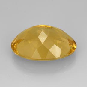 Citrine Gemstone in 18 x 13 mm (calibrated) Size for Sale, Citrine Stone in Medium Golden Color