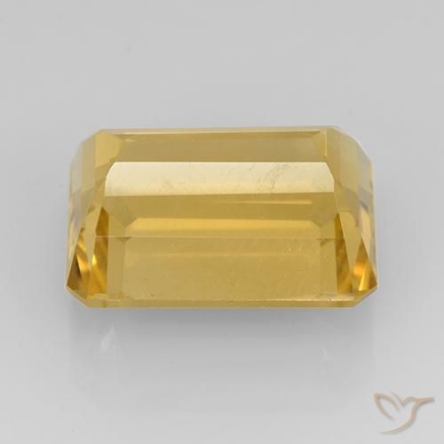 Citrine Gemstone in 14 x 10 mm (calibrated) Size for Sale, Citrine Stone in Medium Gold Color