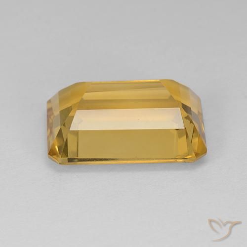 Citrine Gemstone in 14 x 10 mm (calibrated) Size for Sale, Citrine Stone in Medium Golden Color