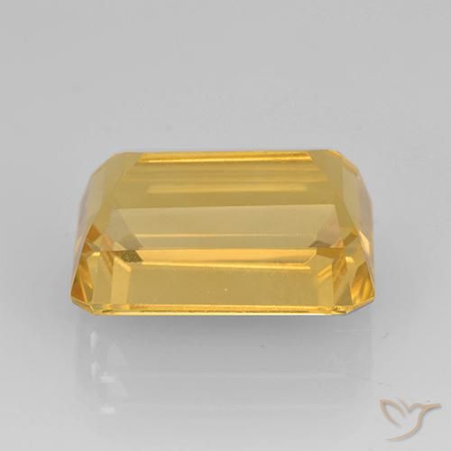 Citrine Gemstone in 14 x 10 mm (calibrated) Size for Sale, Citrine Stone in Bright Gold Color