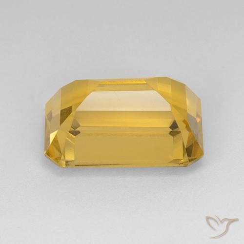 Citrine Gemstone in 14 x 10 mm (calibrated) Size for Sale, Citrine Stone in Medium Gold Color