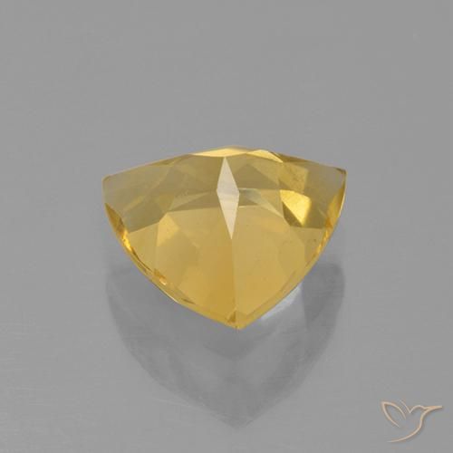 Citrine Gemstone in 9 x 9 mm (calibrated) Size for Sale, Citrine Stone in Bright Gold Color