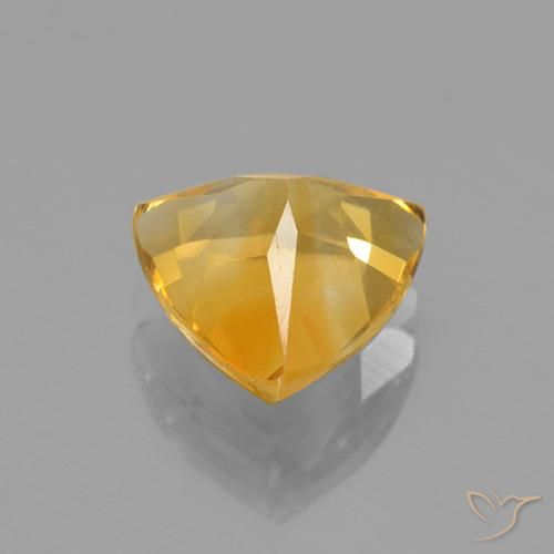 Citrine Gemstone in 9 x 9 mm (calibrated) Size for Sale, Citrine Stone in Dark Golden Color