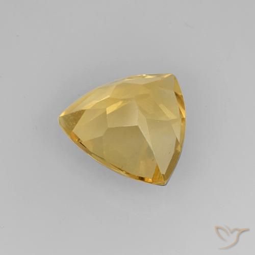 Citrine Gemstone in 9 x 9 mm (calibrated) Size for Sale, Citrine Stone in Gold Color