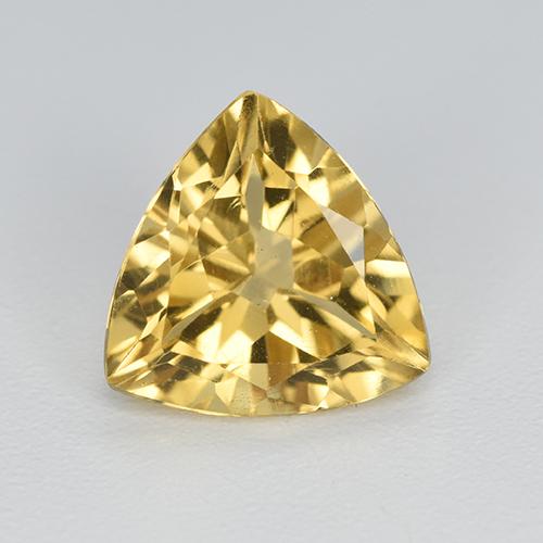 Golden Citrine Gem - 2.2ct Trillion Facet (ID: 505332)